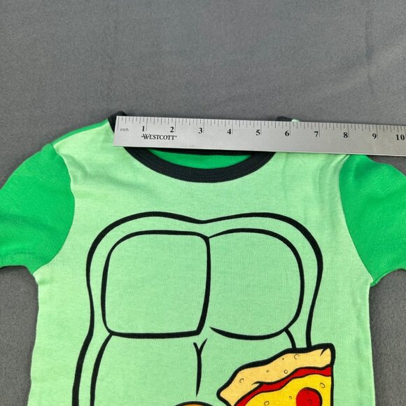Teenage Mutant Ninja Turtles Boys Sz 5T Tee Shirt Graphic Green Cosplay Costume - Picture 7 of 12